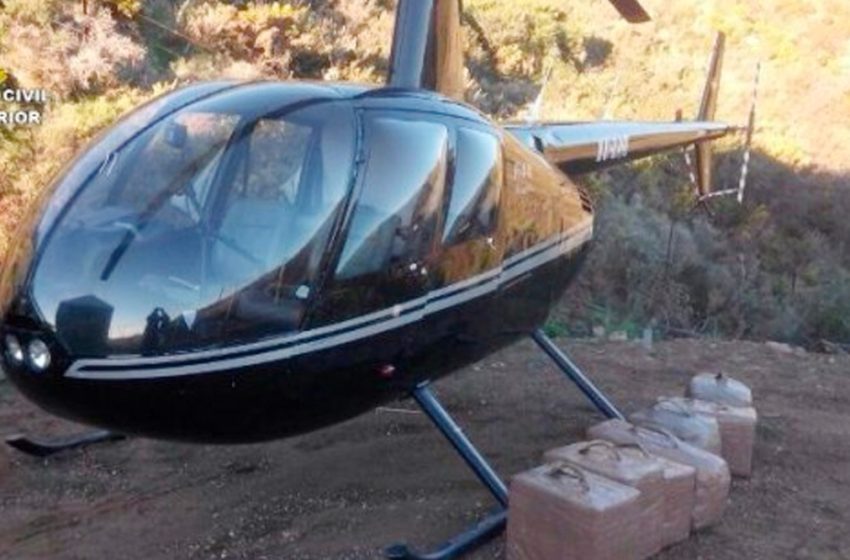 مغرب تايمز - سقوط طائرة محملة بالمخدرات قرب طنجة واعتقال ربانها