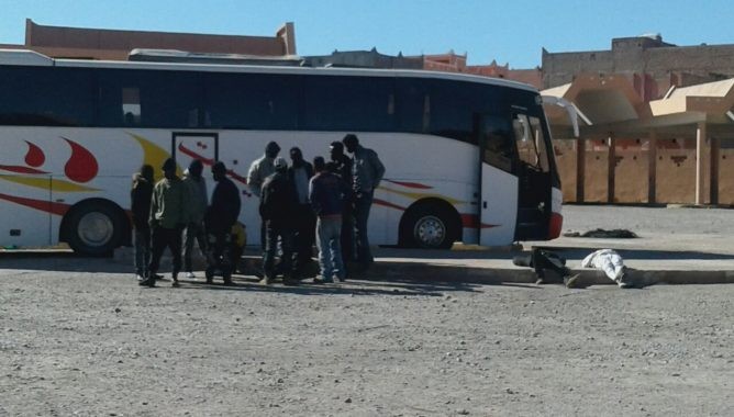 مغرب تايمز - تدفق جماعي للمهاجرين الأفارقة بمدينة تزنيت