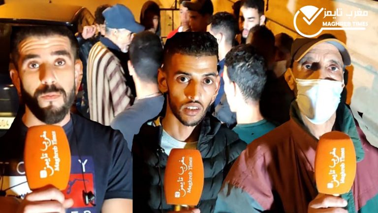 مغرب تايمز - بالفيديو... ساكنة بنسركاو تنتفض ضد مافيا العقار