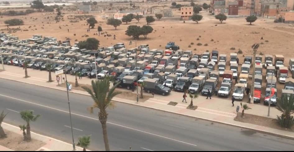 مغرب تايمز - أسعار المحروقات تخرج أصحاب " البيكوبات " للإحتجاج بآشتوكة آيت باها