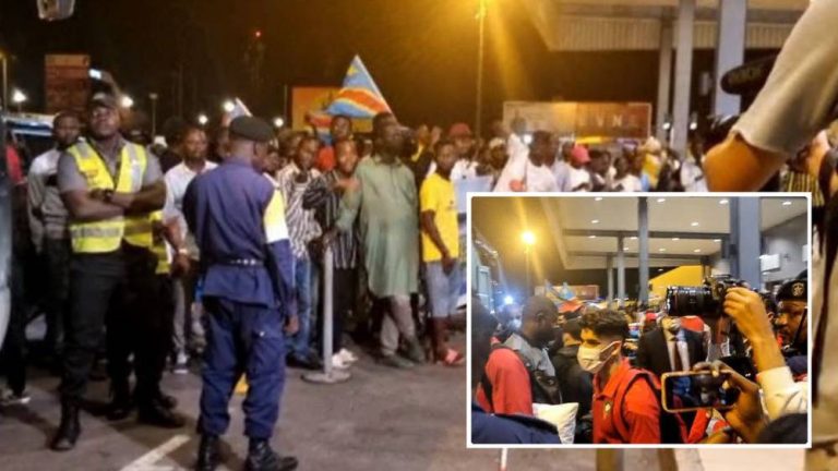 مغرب تايمز - الجماهير الكونغولية "تهاجم" بعثة المنتخب الوطني